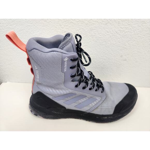 Adidas Terrex Free Hiker Xploric Gore-Tex Hiking Boot Gray Silver Men Size 8.5 main image 5